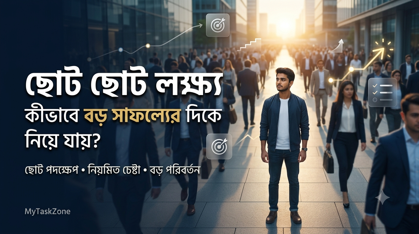 ছোট ছোট লক্ষ্য কীভাবে বড় সাফল্যের দিকে নিয়ে যায়?